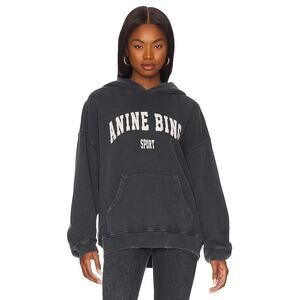 ANINE BING Sport Harvey Sweatshirt Washed Black